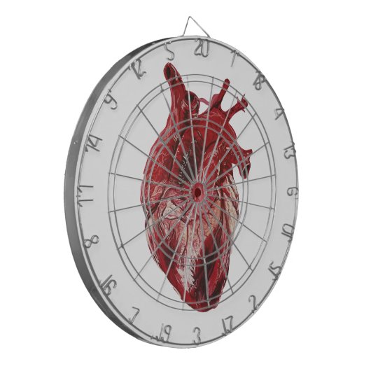 Cible De Fléchettes Coeur rouge (Devant gauche)