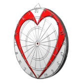 Cible De Fléchettes Coeur rouge (Devant droit)