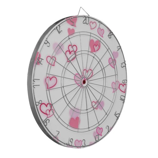 Cible De Fléchettes Coeurs (Devant gauche)