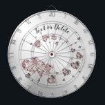 Cible De Fléchettes Coeurs brillants rose Peach Géométrique Elégant Ru<br><div class="desc">Rose Peach Shiny Hearts Géométrique Elégante Cible de flechettes Rustique. Unique,  beau,  design élégant. Facile à personnaliser. Le style de police,  la taille et les couleurs peuvent être modifiés. Des éléments correspondants sont disponibles.</div>