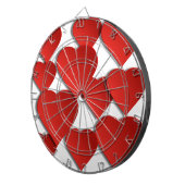 Cible De Fléchettes Coeurs d'amour rouges (Devant droit)