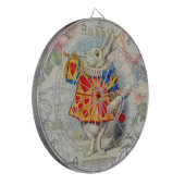 Cible De Fléchettes Coeurs de lapin blanc Alice Classic (Devant gauche)