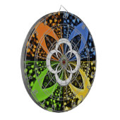 Cible De Fléchettes Coeurs Iridescente Polka sans soudure Point Art Ab (Devant gauche)