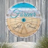 Cible De Fléchettes Coeurs mariages dans Sand Forever Jeux de réceptio