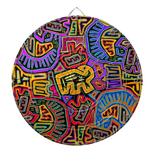 Cible De Fléchettes Collage de l'île de San Blas Mola (Devant)