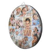 Cible De Fléchettes Collage photo Simple et élégant (Devant droit)