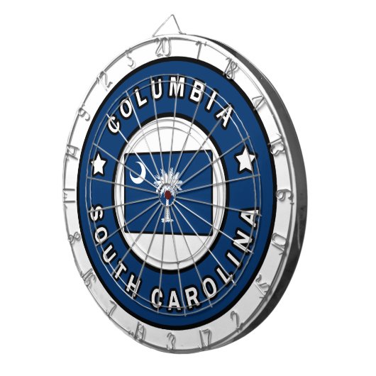 Cible De Fléchettes Colombie Caroline du Sud (Devant droit)