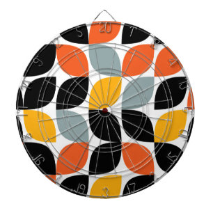 Cible De Fléchettes Coloré, unique, tendance, concept de feuille urbai