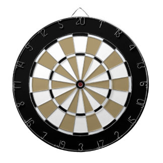 Cible de flechettes colorée dans des couleurs de