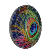 Cible De Fléchettes Colorful Peacock Feather (Devant gauche)