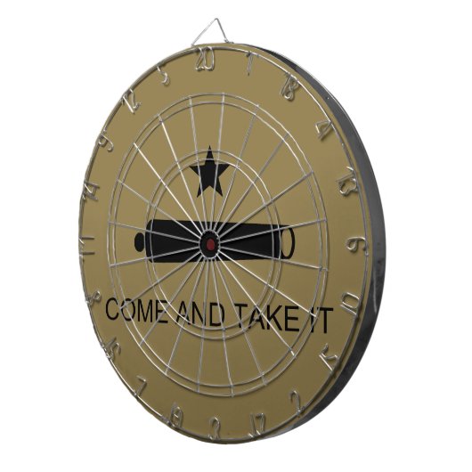 Cible De Fléchettes Come & Take It ! Flag de Texas State (Devant droit)