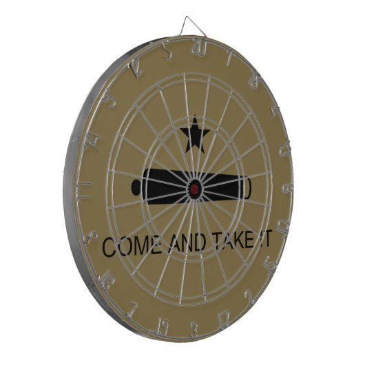 Cible De Fléchettes Come & Take It ! Flag de Texas State (Devant gauche)