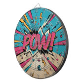 Cible De Fléchettes Comic Pow (Devant droit)