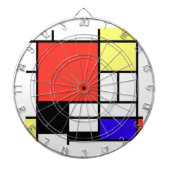 Cible De Fléchettes Composition , Mondriaan (Devant)