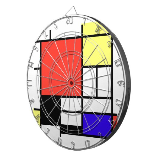 Cible De Fléchettes Composition , Mondriaan (Devant droit)