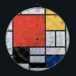 Cible De Fléchettes Composition Rouge, Jaune, Bleu, Noir | Mondriaan |<br><div class="desc">Composition avec Rouge,  Jaune,  Bleu et Noir est un tableau de 1921 de Piet Mondriaan.</div>