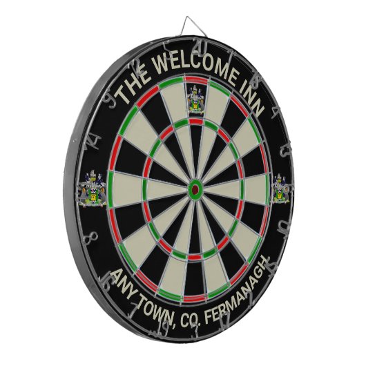 Cible De Fléchettes Comté d'Irlande Fermanagh Irlande (Devant gauche)