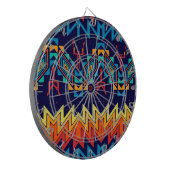 Cible De Fléchettes Conception abstraite de la conception tribale (Devant gauche)