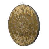 Cible De Fléchettes Conception abstraite du pays rustique en soie (Devant droit)