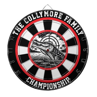 Cible De Fléchettes Conception ciblée du lac Crocodile