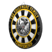 Cible De Fléchettes Conception circulaire de bulle d'orignal (Devant droit)