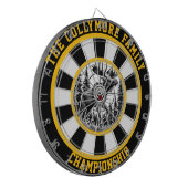 Cible De Fléchettes Conception circulaire de bulle d'orignal (Devant gauche)