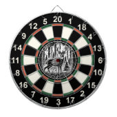 Cible De Fléchettes Conception de la forêt de cerfs (Devant)