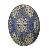 Cible De Fléchettes Conception de William Morris Tulipe Saules Bleu et (Devant droit)