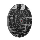 Cible De Fléchettes conception visuelle de panneau de clapet de (Devant gauche)