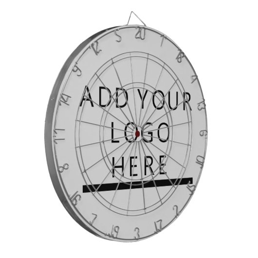 Cible De Fléchettes Concevez le logo en fonction du client (Devant gauche)