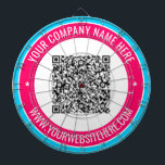 Cible De Fléchettes Concevez votre propre code QR et votre propre Cibl<br><div class="desc">Couleurs et polices personnalisées - Concevez votre propre Cible de flechettes personnalisée avec votre QR Code amd Nom ou Site Web ou Texte personnalisé Promotionnel Business ou Design Dartboards Cadeau - Ajouter votre QR Code - Image ou logo - Photo / Nom - Entreprise / Site - Informations / Plus...</div>