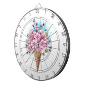 Cible De Fléchettes Cône rose Sakura crème glacée gaufre (Devant droit)