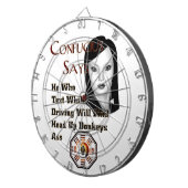 Cible De Fléchettes Confucius Dit (Devant droit)