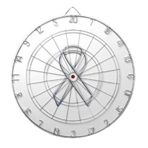 Cible De Fléchettes Conscience blanche de ruban de style ceinturée par