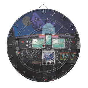 Cible De Fléchettes Console de vaisseau spatial