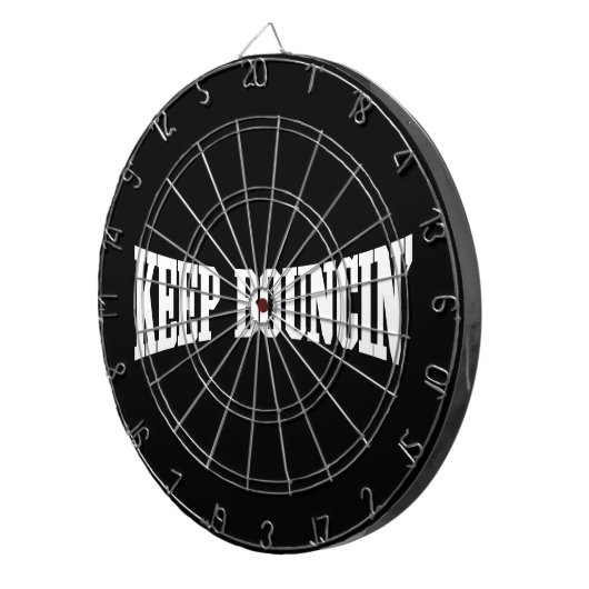 Cible De Fléchettes Continuez à rebondir. (Devant droit)