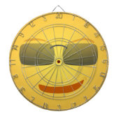 CIBLE DE FLÉCHETTES COOL FACE DARTBOARD AVEC DARTS (Devant)