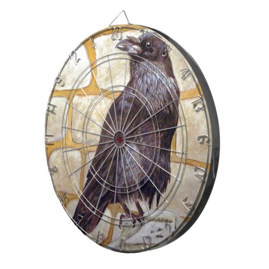 Cible De Fléchettes Corbeau (Devant droit)