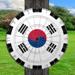 Cible De Fléchettes Corée du Sud Dartboard & drapeau coréen / plateau<br><div class="desc">Tableau noir : fléchettes de drapeau sud-coréen,  jeux de plaisir en famille - amour mon pays,  jeux d'été,  vacances,  fête des pères,  fête d'anniversaire,  étudiants / fans de sports</div>