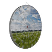 Cible De Fléchettes Corneilles vertes et ciels bleus (Devant gauche)