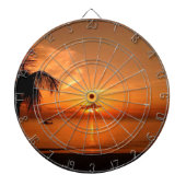 Cible De Fléchettes coucher de soleil (Devant)