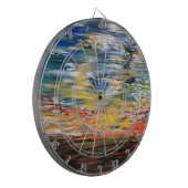 Cible De Fléchettes Coucher du soleil (Devant gauche)