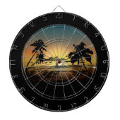 Cible De Fléchettes Coucher du soleil (Devant)