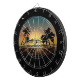 Cible De Fléchettes Coucher du soleil (Devant droit)