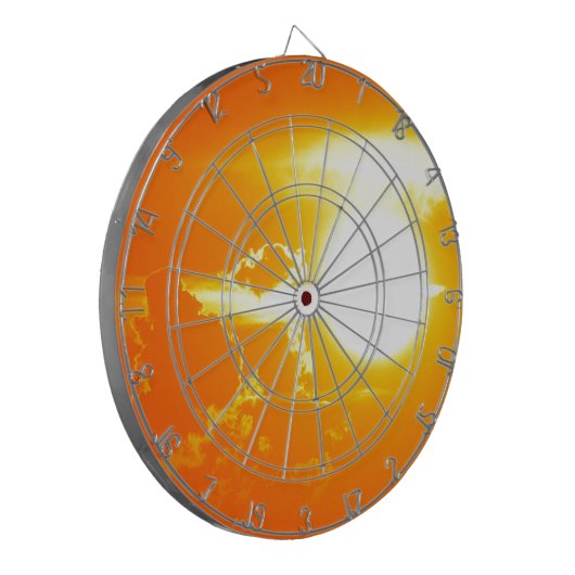 Cible De Fléchettes coucher du soleil 3 (Devant gauche)