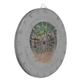 Cible De Fléchettes Coucher du soleil sur la fleur (Devant gauche)