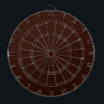 Cible De Fléchettes Couleur solide Brown profonde<br><div class="desc">Ce produit sur mesure et élégant dans une riche couleur chocolat profond arrière - plan pour vous-même ou comme un cadeau sûr de faire une impression en toutes occasions. Cliquez sur le bouton "Customisez-le !" ou cliquez sur le lien pour révéler les outils pour customiser ce produit si vous souhaitez...</div>