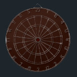 Cible De Fléchettes Couleur solide Brown profonde<br><div class="desc">Ce produit sur mesure et élégant dans une riche couleur chocolat profond arrière - plan pour vous-même ou comme un cadeau sûr de faire une impression en toutes occasions. Cliquez sur le bouton "Customisez-le !" ou cliquez sur le lien pour révéler les outils pour customiser ce produit si vous souhaitez...</div>