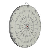 Cible De Fléchettes Couleur solide ivoire (Devant gauche)