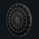 Cible De Fléchettes Couleur solide noire classique intemporelle<br><div class="desc">Dessin de fléchettes jetant amusant jeu de compétition et décoration d'art accroché au mur imprimé avec l'illustration graphique classique en noir massif couleur classique et de la collection de produits par TheFabricSeal impression sur demande shop à l'adresse Zazzle.com #ZazzleMade https://www.zazzle.com/store/thefabricseal TheFabricSeal ©️ Original. Le noir est une couleur qui est...</div>
